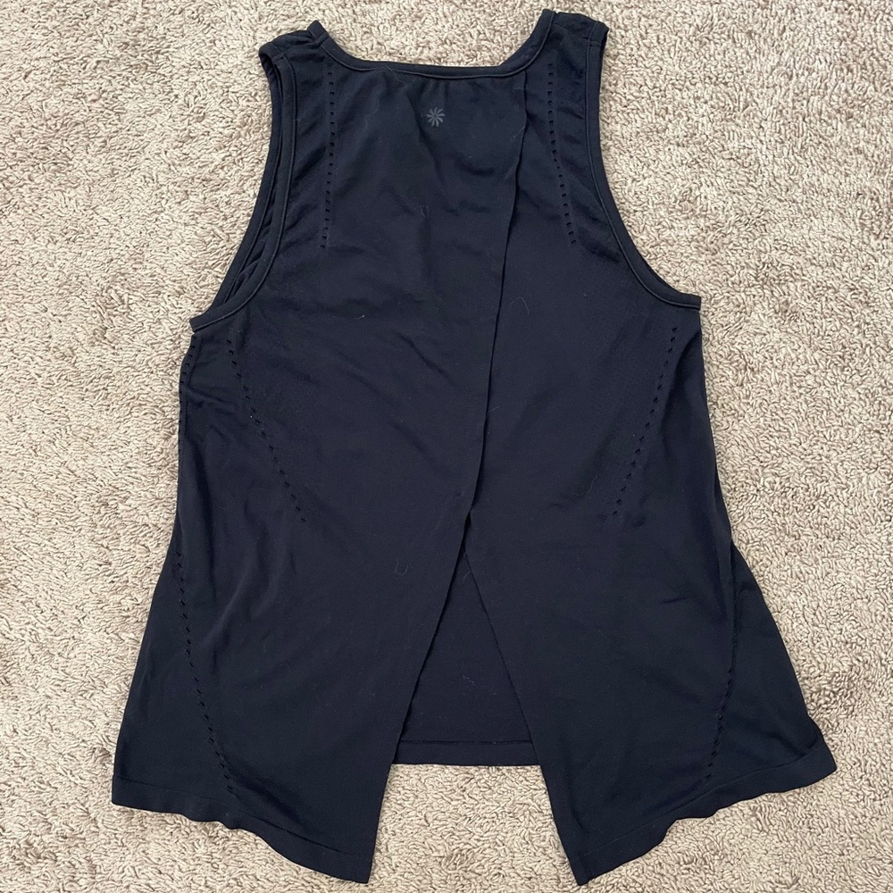 Athleta High Neck Tie Tank